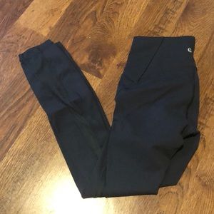 Gray Lululemon Mesh Insert Leggings